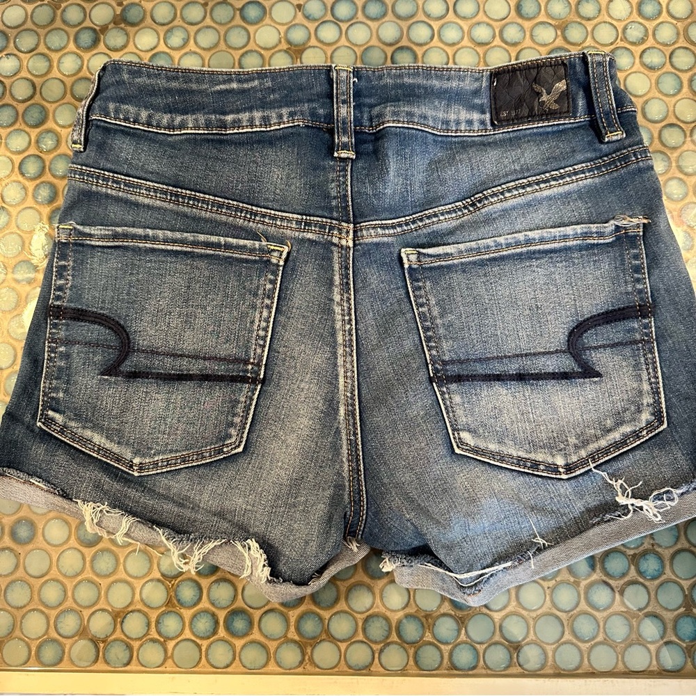 American Eagle High Waisted Denim Shorts